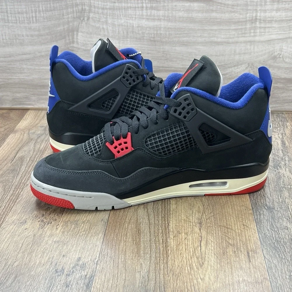 Mens 9 - Air Jordan 4 Retro Rare Air Gold Lettering FV5029-003 B-GRADE
